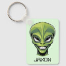 Search for space alien key rings Science fiction