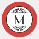 Search for vintage monogrammed stickers Beautiful