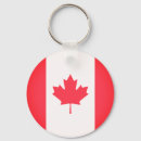 Search for canadian key rings Red and white
