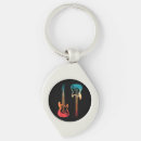 Search for bass guitar key rings Rock