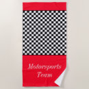 Search for team beach towels Red