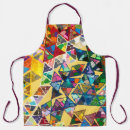 Search for colourful triangles aprons Shapes