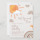 Search for girls trip invitations Boho rainbow