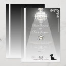Search for a classy cat invitations Elegant
