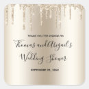 Search for champagne glitter wedding stickers Bridal shower