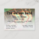 Search for rock band business cards Cool