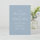 Search for light blue and white invitations Simple