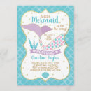 Search for turquoise invitations Mermaid
