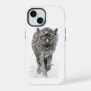 Search for wolf in snow iphone cases Winter