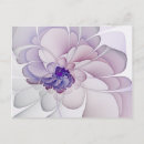 Search for abstract flowers postcards Purple