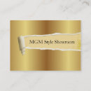Search for gold plated business cards Metallic
