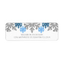 Search for winter rectangle wedding stickers Silver