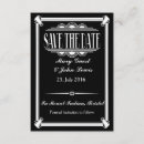 Search for art deco save the dates 20's