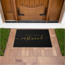 Search for gold doormats Typography