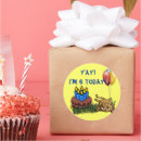 Search for 6 years old birthday stickers For kids