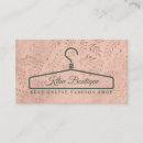 Search for hanger business cards Boutique
