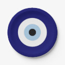 Search for greek paper plates Evil eye