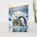 Search for polar bear penguin cards Cute