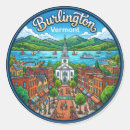 Search for burlington stickers Vermont