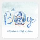 Search for winter baby shower stickers Snowman