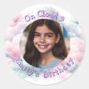 Search for pink purple blue stickers Girls birthday