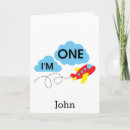 Search for baby boy first birthday cards One year old