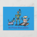 Search for kids science postcards Robots