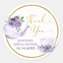 Search for purple tea party stickers Thank you