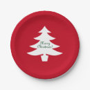 Search for elegant christmas plates Red