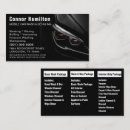 Search for mobile mechanic business cards Car auto engineer