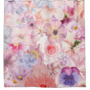Search for romantic bathroom accessories Watercolor flowers
