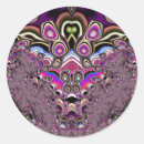 Search for multicolour stickers Pretty fractal glossy 3d