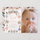 Search for ballerina 1st birthday invitations Girl