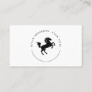 Search for horses business cards Horseback