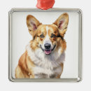 Search for pembroke welsh corgi christmas tree decorations White