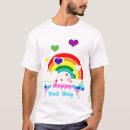 Search for rainbow polka dots tshirts Happy