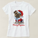 Search for pug christmas tshirts Puppy