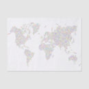 Search for world map tissue paper Travel