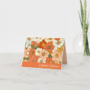 Search for retro floral note cards Orange