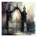 Search for gothic cemetery art Halloween