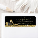 Search for elegant birthday return address labels Gold