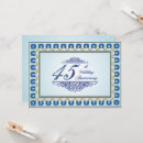 Search for sapphire wedding anniversary invitations 45th