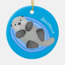 Search for otter christmas tree decorations Cute