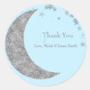 Search for blue moon baby shower stickers Modern