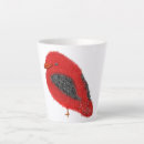 Search for red cardinal mugs Red and white