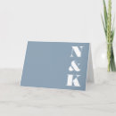Search for dusty blue wedding thank you cards Minimalist