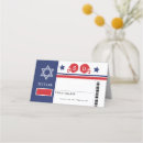 Search for football place cards Blue