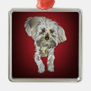 Search for red poodle christmas tree decorations Dog