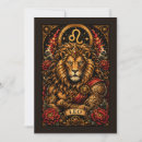 Search for lion design cards Astrology