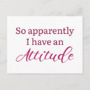 Search for with attitude postcards Funny